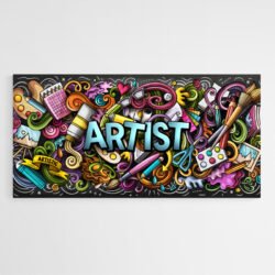 Cuadro Artista Street Art