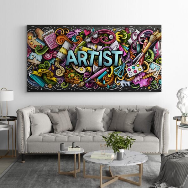 Cuadro Artista Street Art