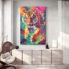 Cuadro Felino Pop Art