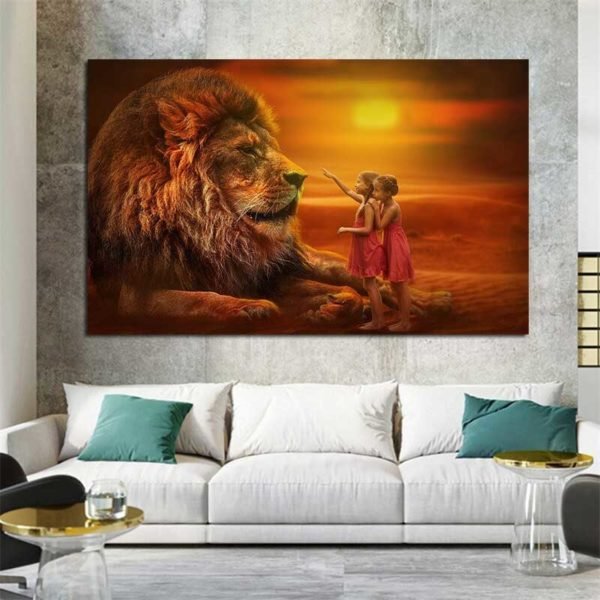 Cuadro León Gigante