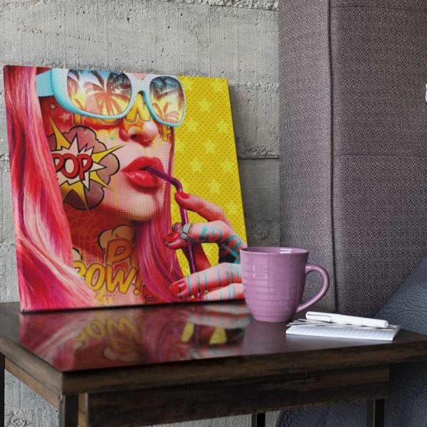 Cuadro Pop Art Amarillo