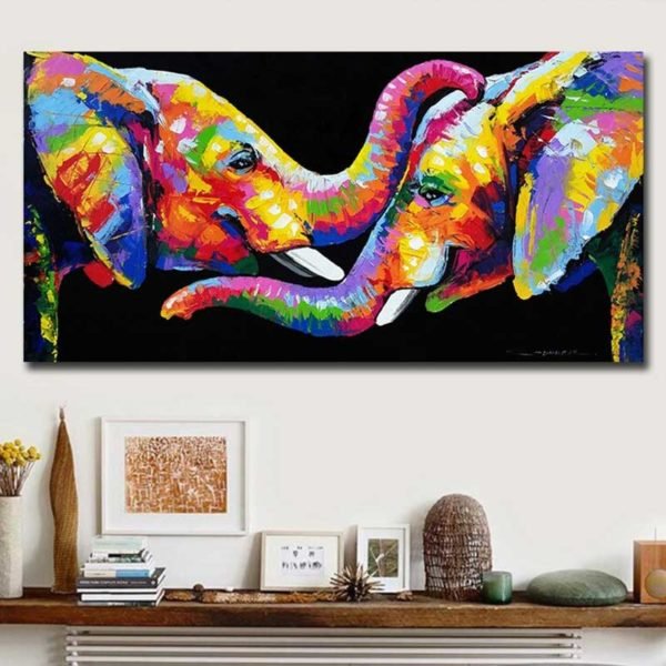 Cuadro Elefante Pop Art