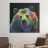 Cuadro Oso Pop Art