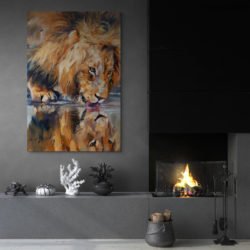 Cuadro Pintura León