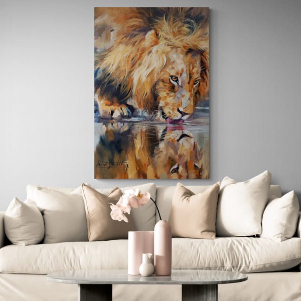 Cuadro Pintura León