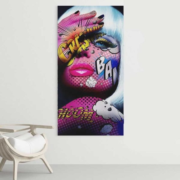 Cuadro Pop Art Rosa