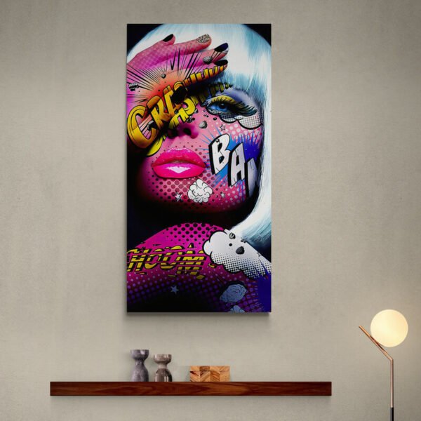 Cuadro Pop Art Rosa