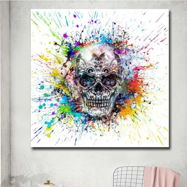 Cuadro Pop Art Calavera