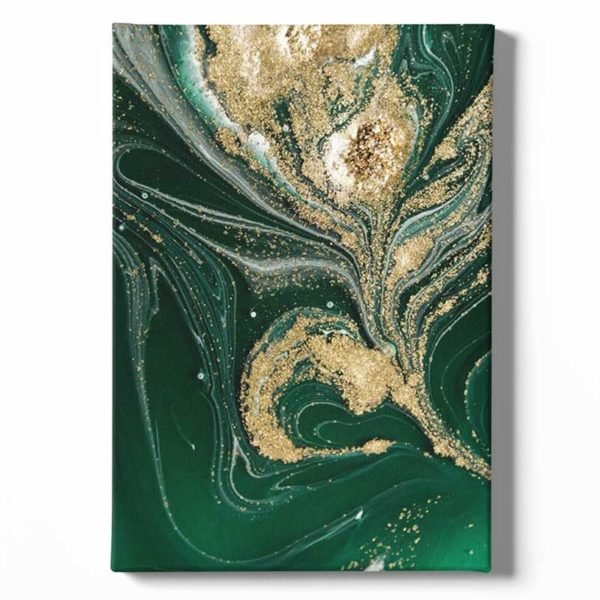 Cuadro Abstracto Verde