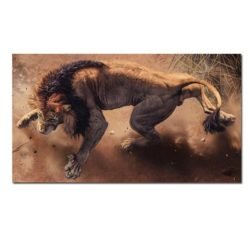 Cuadro León 3D
