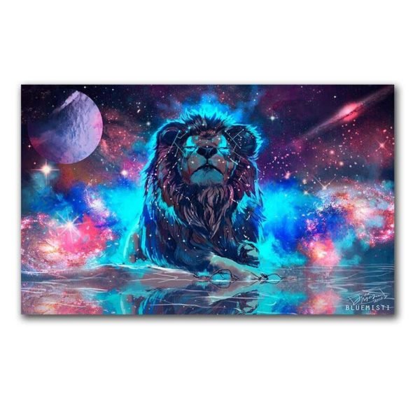 Cuadro León Celestial