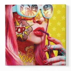 Cuadro Pop Art Amarillo
