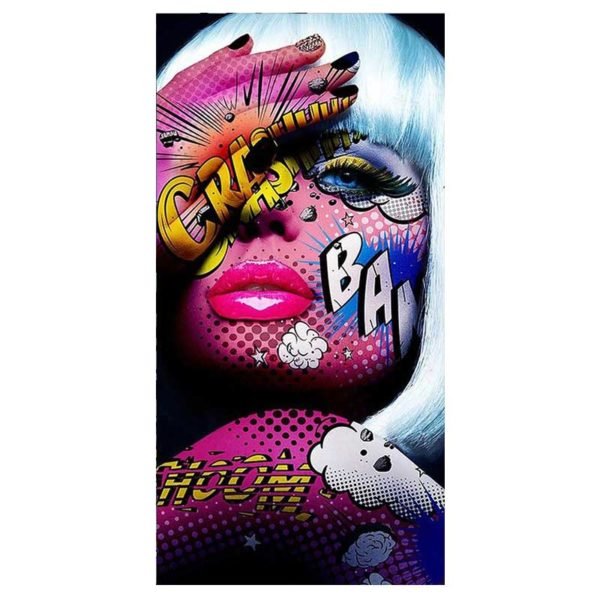 Cuadro Pop Art Rosa