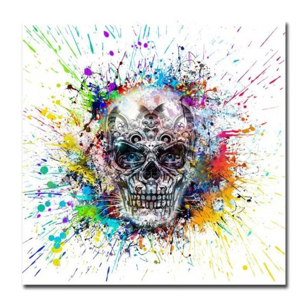 Cuadro Pop Art Calavera