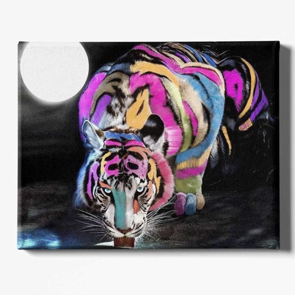 Cuadro Tigre Pop Art