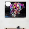Cuadro Tigre Pop Art