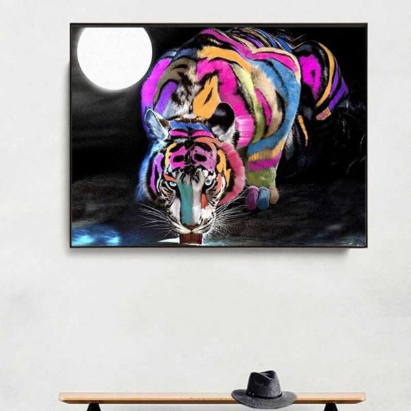 Cuadro Tigre Pop Art