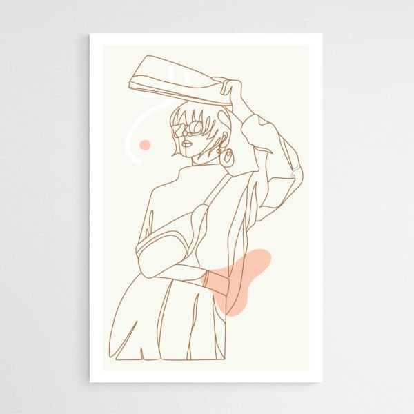 Póster Dibujo Minimalista