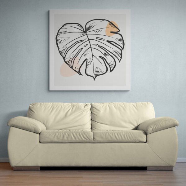 Dibujo Hoja Minimalista