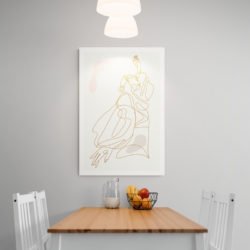 Dibujo Bailarina Minimalista