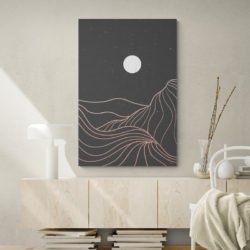 Dibujo Luna Minimalista