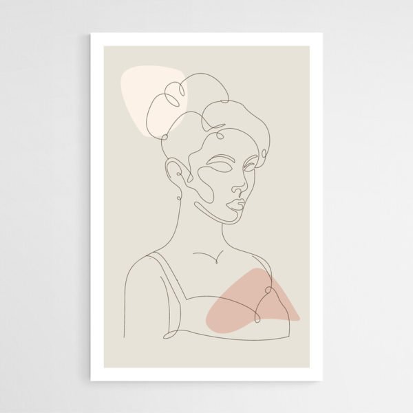 Dibujo Mujer Minimalista