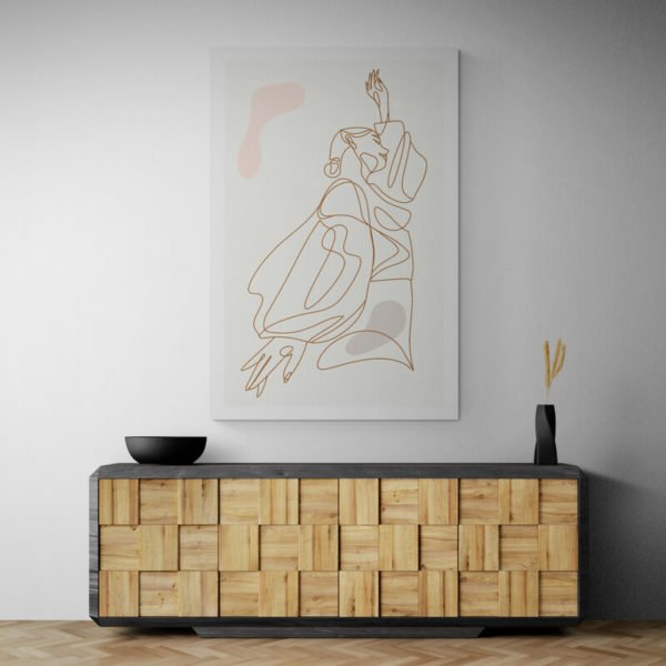 Dibujo Bailarina Minimalista