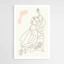 Dibujo Bailarina Minimalista