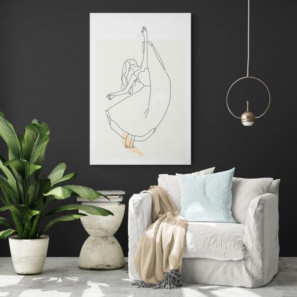 Cuadro Danza Minimalista