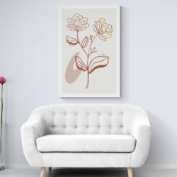 Cuadro Flor Minimalista