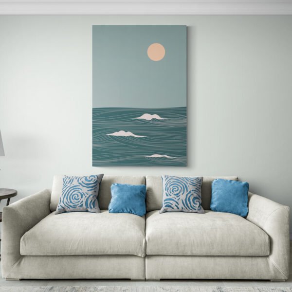 Cuadro Mar Minimalista