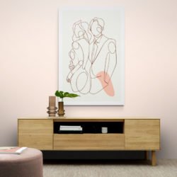 Cuadro Silueta Pareja