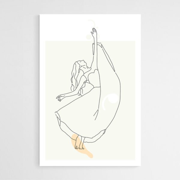Cuadro Danza Minimalista