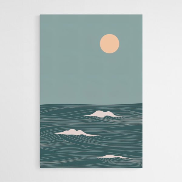 Cuadro Mar Minimalista