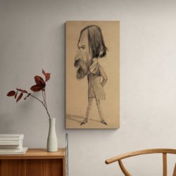 Caricatura de Auguste Vacquerie - Monet