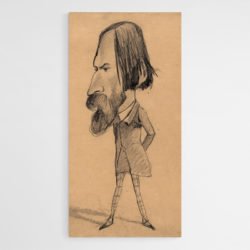 Caricatura de Auguste Vacquerie - Monet