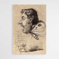 Caricatura de Jules Didier - Hombre Mariposa - Monet