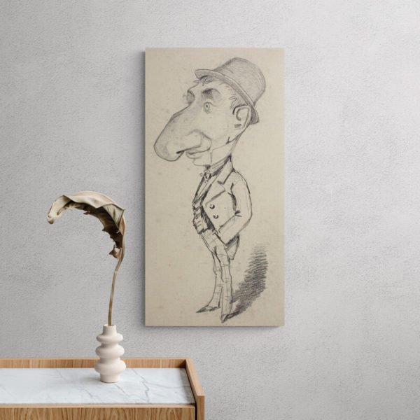 Caricatura de un Hombre con Nariz Grande - Monet