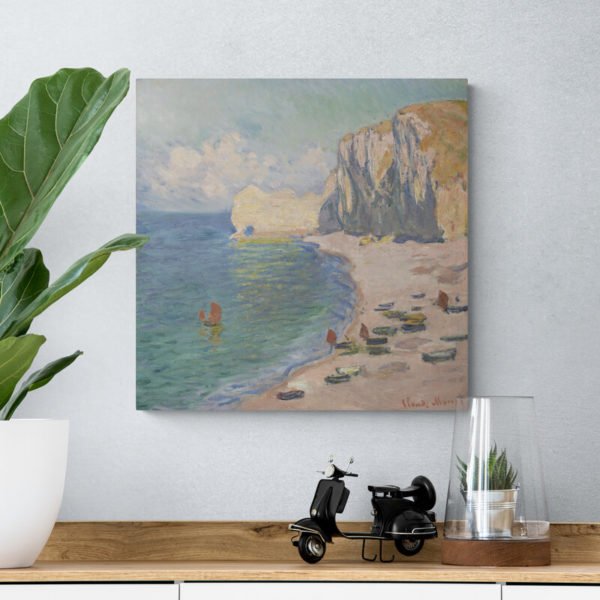 Acantilado de Amont en Étretat - Monet