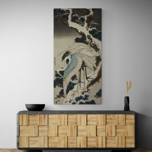 Las Grullas - Hokusai