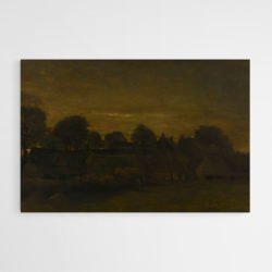 Pueblo Granjero al Crepúsculo - Van Gogh