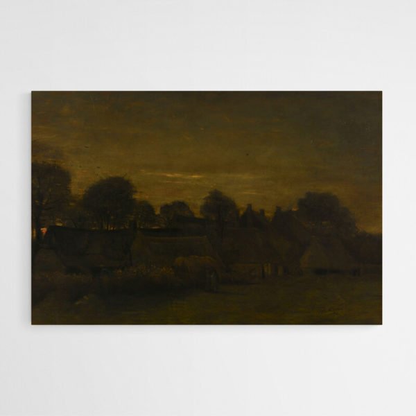 Pueblo Granjero al Crepúsculo - Van Gogh