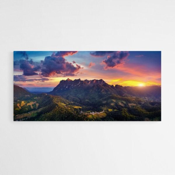 Cuadro Atardecer Montaña