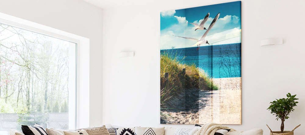 photo sur support plexiglas acrylique