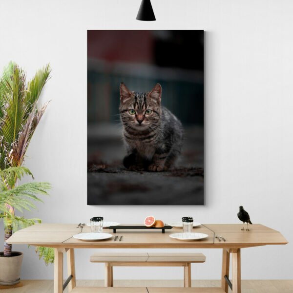 Cuadro Gato Abstracto