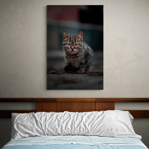 Cuadro Gato Abstracto