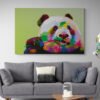 Cuadro Panda Pop Art