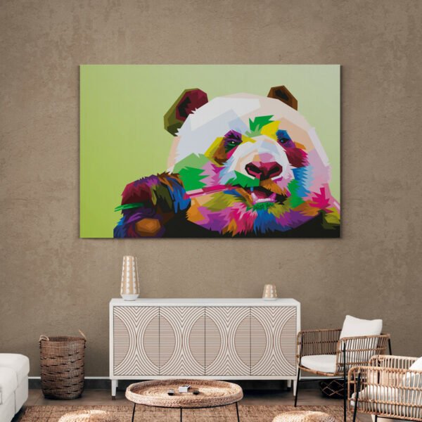 Cuadro Panda Pop Art