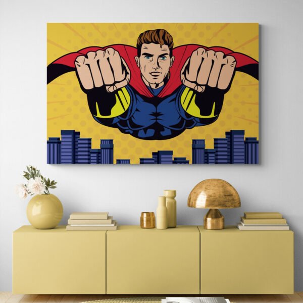 Cuadro Pop Art Superhéroe