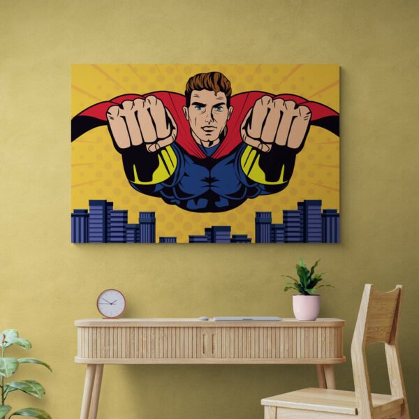 Cuadro Pop Art Superhéroe